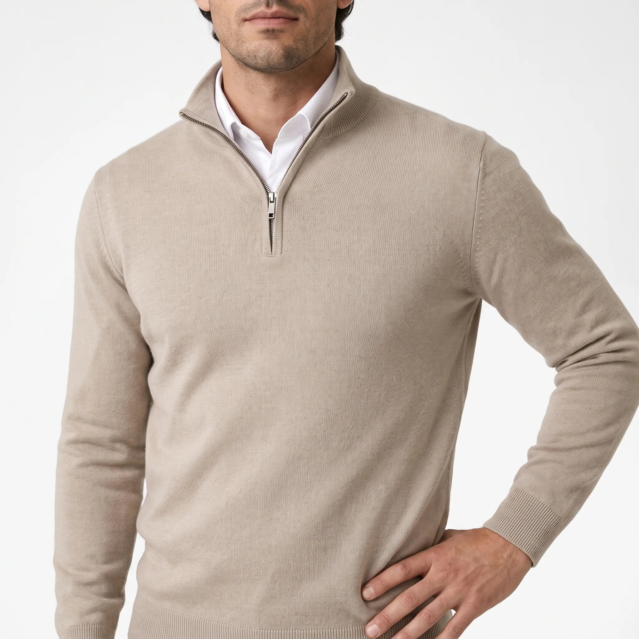 ZipKnit - Men's Half Zip Jumper