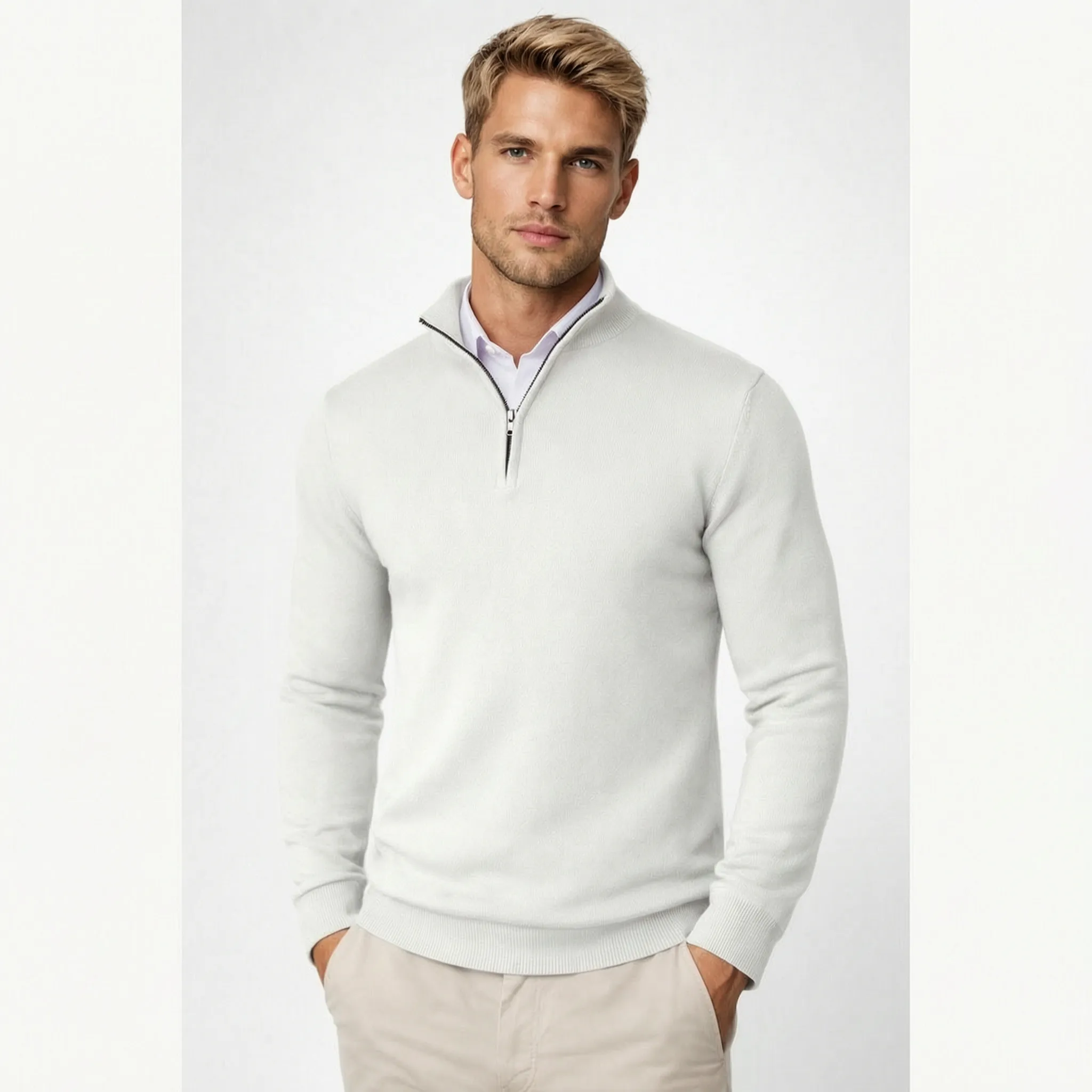 ZipKnit - Men's Half Zip Jumper